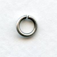 Heavy Duty Oxidized Silver Jump Rings 8mm (24)
