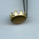 Crown Edge Settings 11mm Raw Brass (12)