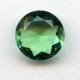 Peridot Glass Round 18mm Unfoiled Jewelry Stone