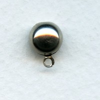 Half Ball Stainless Post Earring Tops 8mm (6 pairs)