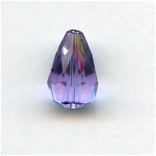 Alexandrite Pear Shape Glass Beads 13x9mm (12)