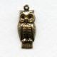 Wise Owl Oxidized Brass 23mm (12)