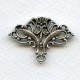 Ornate Embellishment Old World Solid Oxidized Silver (1)