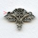 Ornate Embellishment Old World Solid Oxidized Silver (1)