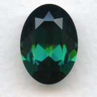 Swarovski Elements Article 4120 Emerald 18x13mm