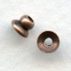 Bead Top Oxidized Copper Spacer Bead Caps 4mm (24)