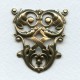 Triangle Lattice Details Oxidized Brass Stamping (1)