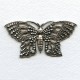 Ornate 57mm Butterfly Stamping Oxidized Silver (1)