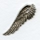 Spectacular Wings Right Side Oxidized Silver 52mm Tall (2)