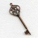 Victorian Steampunk Inspired Key Oxidized Copper Color (1)
