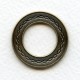 Link Detail Porthole Settings Oxidized Brass 29mm (2)