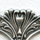 Art Nouveau Style Grand Oxidized Silver Stamping (1)