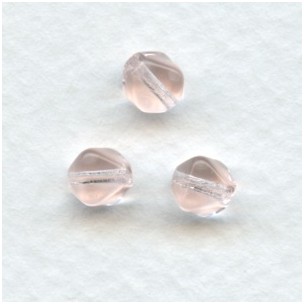 Rosaline Square Bi-Cone Glass Beads 6x6mm