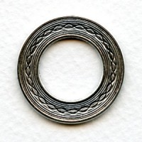 ^Link Detail Porthole Settings Oxidized Silver 29mm (2)