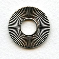 Spoke Texture Porthole Settings Oxidized Silver 26mm (3)