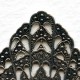 ^Flat Solid Oxidized Silver Filigree Stamping (1)