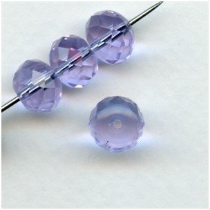 Alexandrite Rondelle Faceted Glass Beads 10x8mm (12)