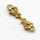 Unique Connector or Bail Raw Brass (6)