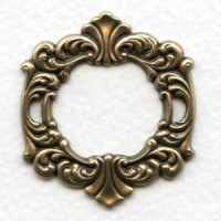 Rococo Style Fancy Framework Oxidized Brass (3)