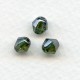^Loden Faceted Bicone Glass Beads 6mm