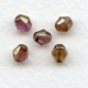 ^Heather Faceted Bicone Glass Beads 6mm