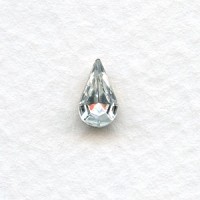 ^Crystal 8x5mm Pear Shaped Stones (12)