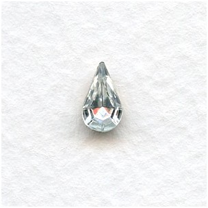 ^Crystal 8x5mm Pear Shaped Stones (12)