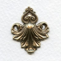 Embellishment Connectors Oxidized Brass (4)