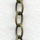 Oxidized Brass Plated Steel Chain Oval 8x5mm Links