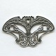 Art Nouveau Style Grand Oxidized Silver Stamping (1)