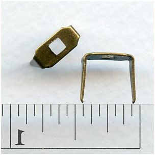 Staples Connectors Bails Oxidized Brass 