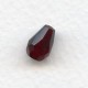Garnet Fire Polished Tear Drop Beads 10x7mm (24)