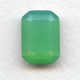 Octagon 18x13mm Opal Green Foiled Faceted Stone (1)