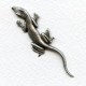 Gecko Stampings 62x15mm Oxidized Silver (2)