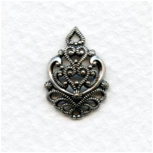 Filigree Connectors Oxidized Silver Function and Beauty (2)