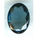 ^Montana Blue Oval Glass Stone 18x13mm