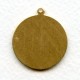 Amour French Charms Raw Brass 26mm (3)