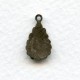 Floral Pendant with 3mm Setting Well Oxidized Silver (6)
