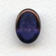 Purple Luster Effect Glass Cabs 18x13mm (2)