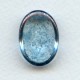 Blue Luster Effect Glass Cab 25x18mm (1)