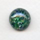 Green Glass Opal Cabochon Round 15mm (1)