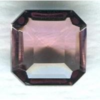 ^Light Amethyst Glass Square Octagon Stones 10x10mm