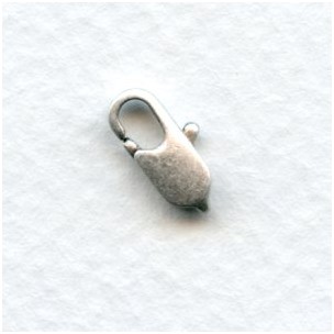 Highest Quality Lobster Clasps 12mm Oxidized Silver (6)