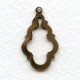 ^Endless Possibilities Pendant Hoops Oxidized Brass (4)