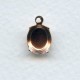 ^Oval 10x8mm Closed Back Settings Rose Gold (12)