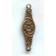 Lovely Floral Oxidized Copper Plated Connectors 30mm (12)