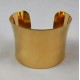 Smooth Concave Bright Gold Plated 49mm Cuff (1)