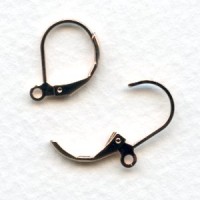 Lever Back Earring Findings with Loop Rose Gold Plated (24)