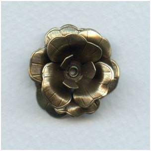 Composite Flower Stamping Oxidized Brass (1)