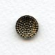 Nailhead Texture 11mm Oxidized Brass Domes (12)
